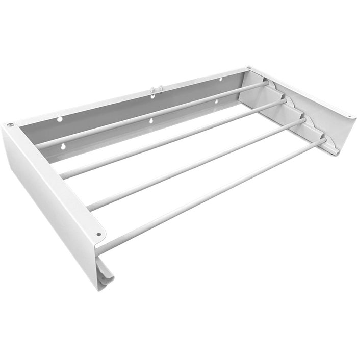ON THE ROAD WALL MOUNTED CLOTHES AIRER 100CM WHITE