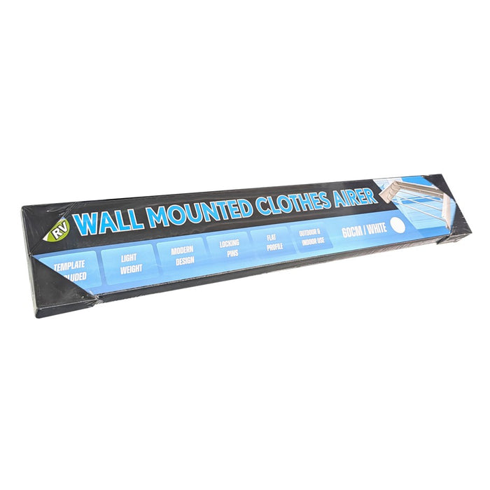 ON THE ROAD WALL MOUNTED CLOTHES AIRER 60CM WHITE