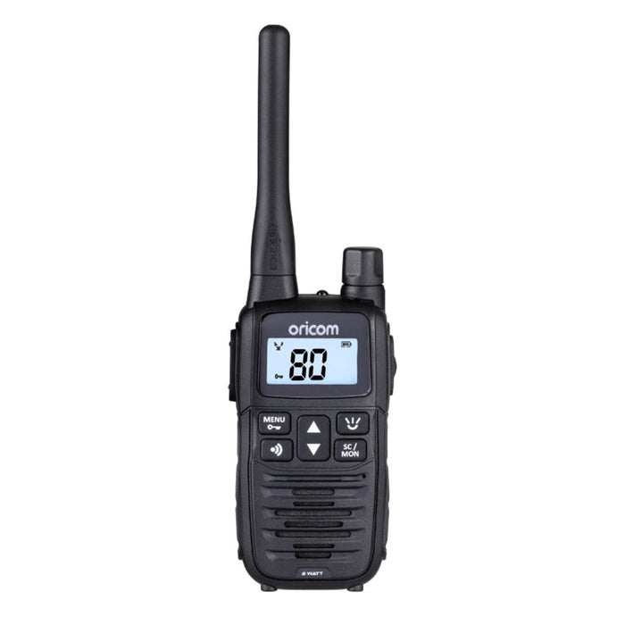 ORICOM UHF2400-1 HANDHELD 2 WATT UHF CB RADIO SINGLE PACK