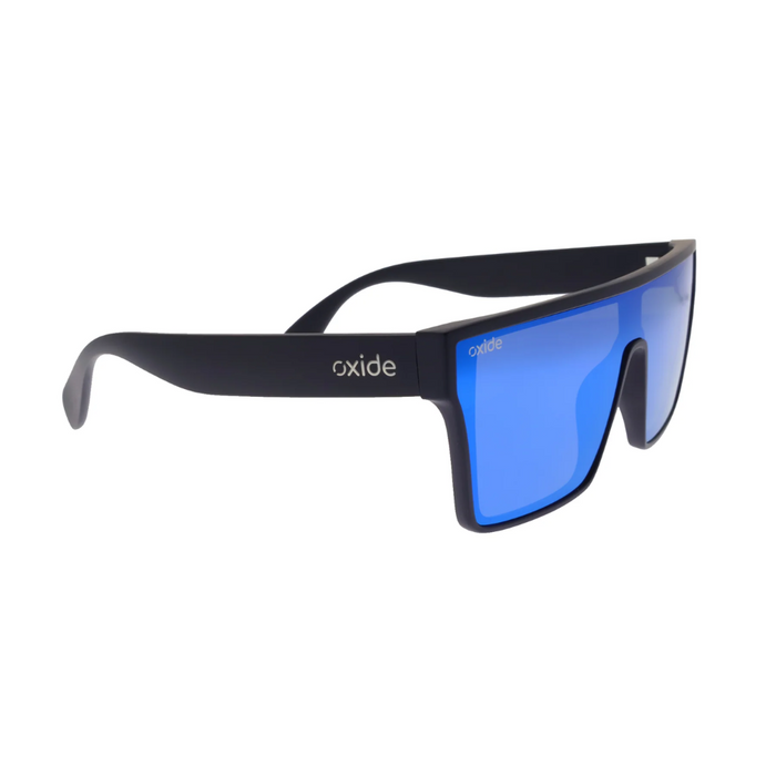 OXIDE EYEWEAR NOVA MATT BLACK [LENS:BLUE MIRROR]