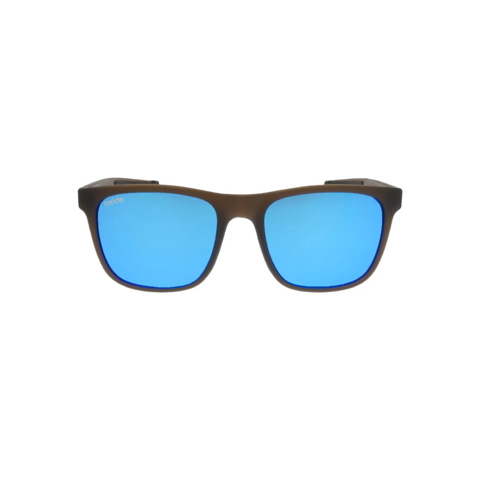 OXIDE EYEWEAR SOLARIS MATT GREY [LENS:BLUE MIRROR]