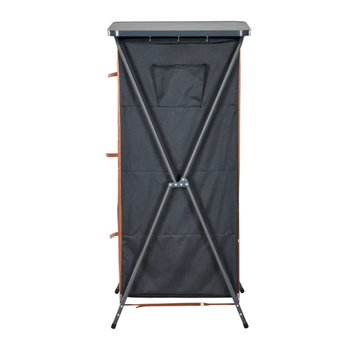 OZTRAIL 4 SHELF DELUXE FOLDING CUPBOARD