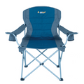 OZTRAIL DELUXE ARM CHAIR - BLUE