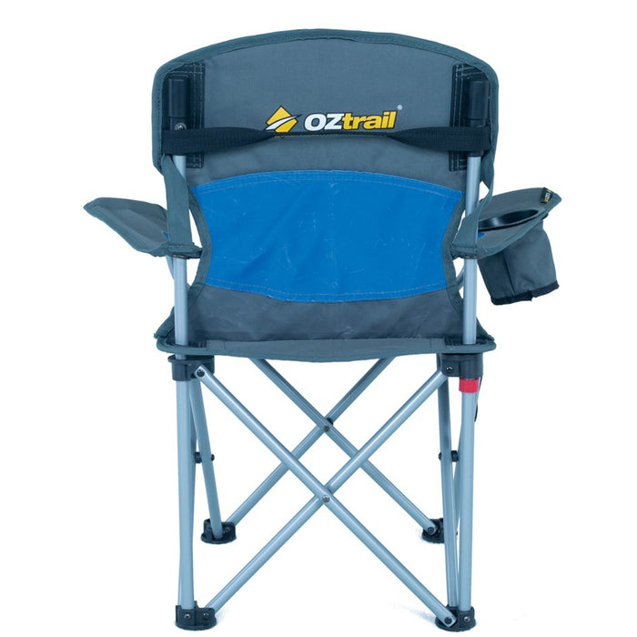OZTRAIL DELUXE JUNIOR CHAIR BLUE