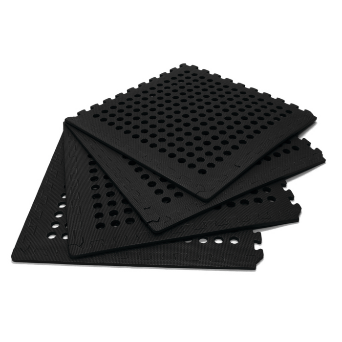 OZTRAIL FOAM FLOOR MATS BLACK (4 PACK)