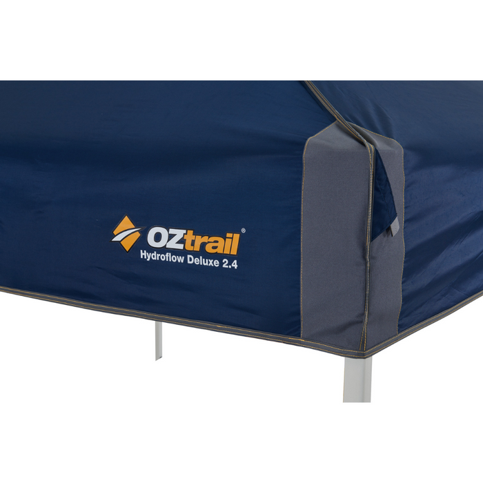 OZTRAIL HYDROFLOW DELUXE 2.4M GAZEBO BLUE