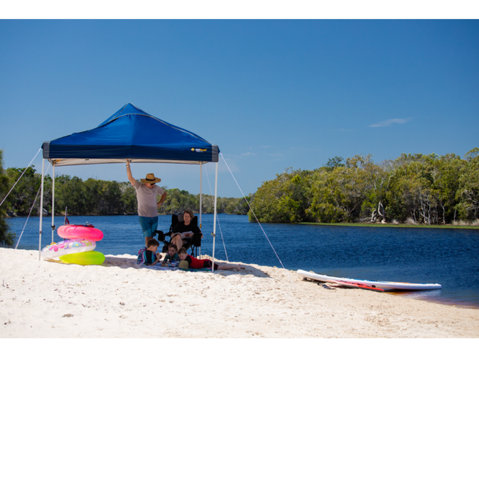 OZTRAIL HYDROFLOW DELUXE 3.0M GAZEBO BLUE