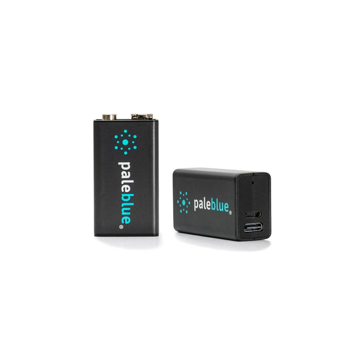 PALEBLUE 9V USB RECHARGEABLE SMART BATTERIES
