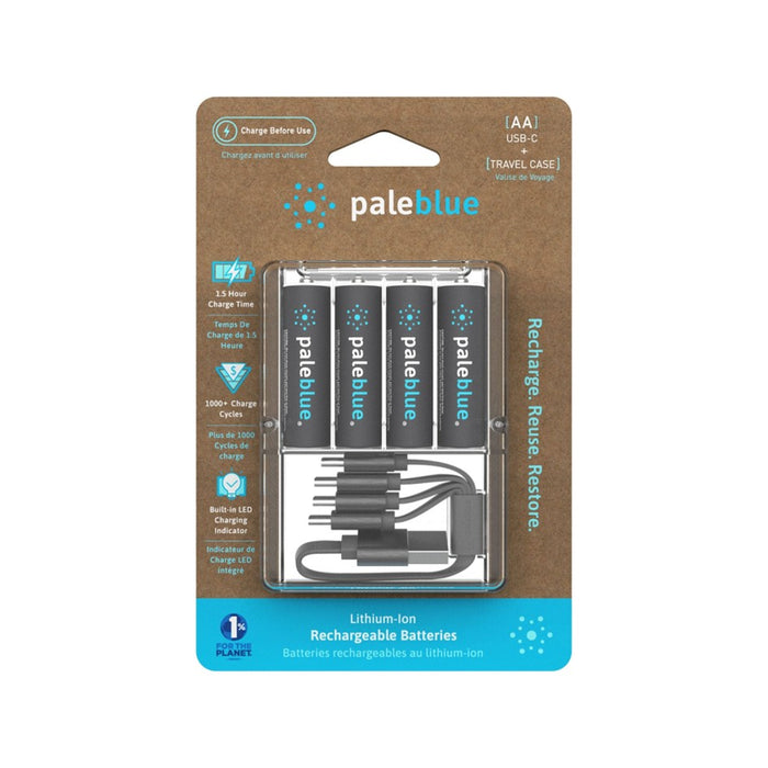 PALEBLUE AA USB-C RECHARGEABLE BATTERIES