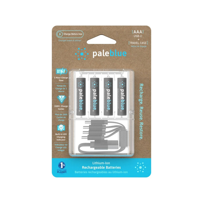 PALEBLUE AAA USB-C RECHARGEABLE BATTERIES