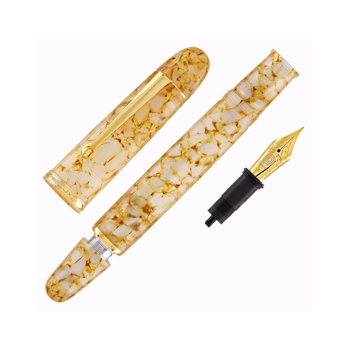 Penlux Grande KOI Gold Crystal Fountain Pen