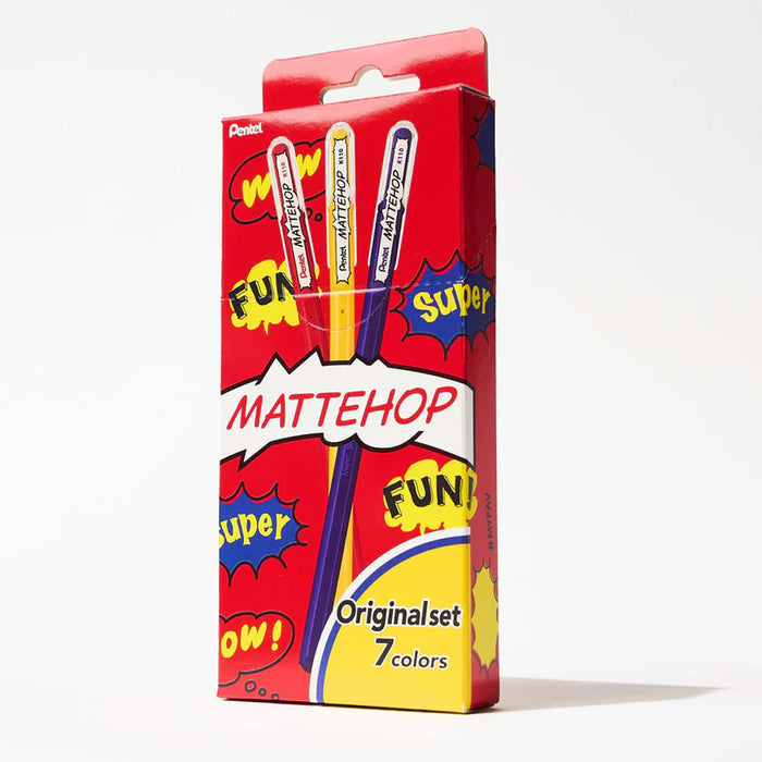 Pentel Matte Hop Rollerball Pen Set