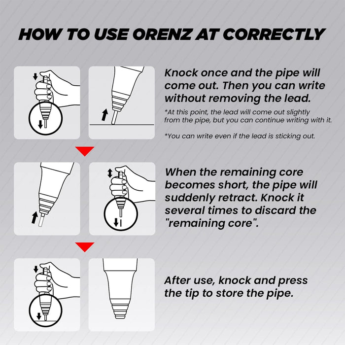 Pentel Orenz At Dual Grip Mechanical Pencil