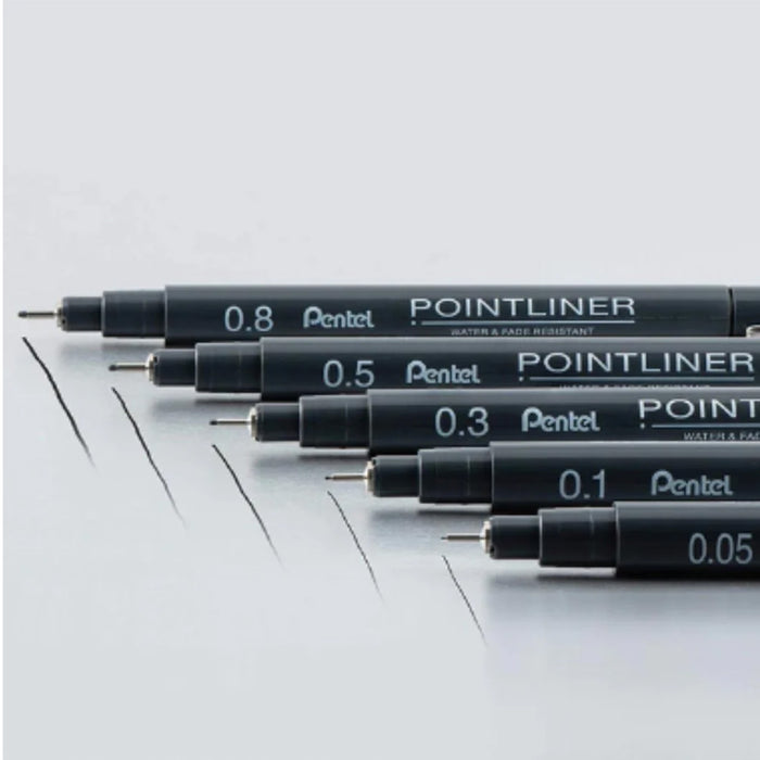 Pentel Pointliner Pigment Ink Pen Set