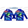 PROFISHENT KIDS SUBLIMATED LONG SLEEVED SHIRT OZ BLUE WATER [SZ:0]