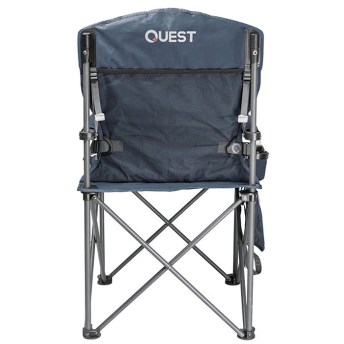 QUEST CASTAWAY HARD ARM CAMP CHAIR - MIDNIGHT