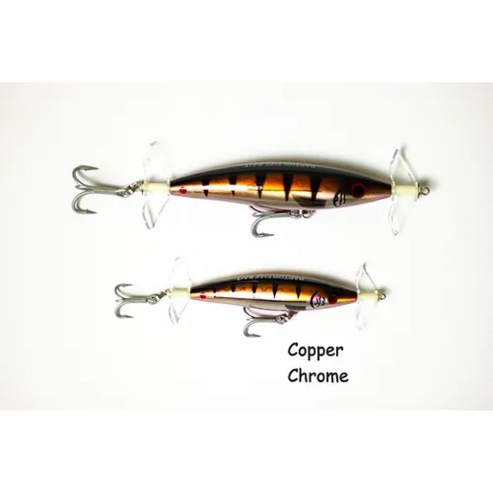RAPTOR LURES FIZZ BAIT [SZ:115MM CLR:COPPER CHROME]