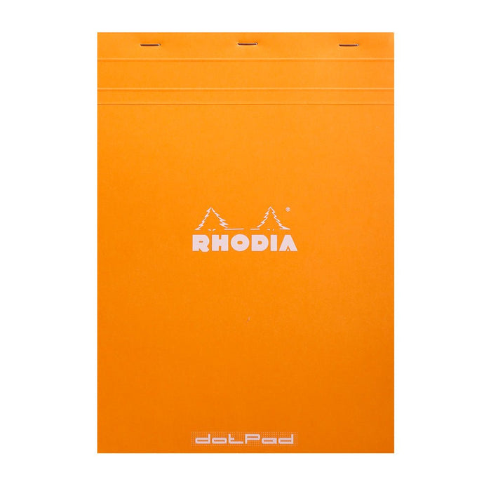 Rhodia Basics Orange N°18 Dotted Notepad - SCOOBOO - RHBC_ORN_NP_210X295_DOT_18558C - Notepad