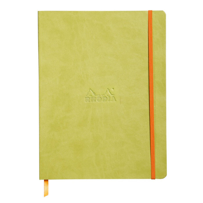 Rhodiarama Softcover Lined Notebook (190X250mm) - SCOOBOO - RHRM_AGRN_NB_190X250_LINE_117506C - Ruled