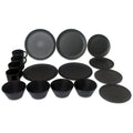 ROYAL RPET 16PCE DINNER SET GRANITE