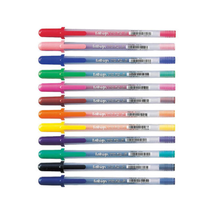Sakura Ball Sign Set of 12 Colors - SCOOBOO - PGB12 -