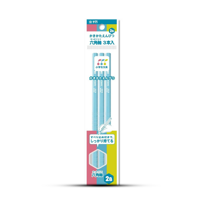 Sakura Kakikata Hexagon Pencil Set