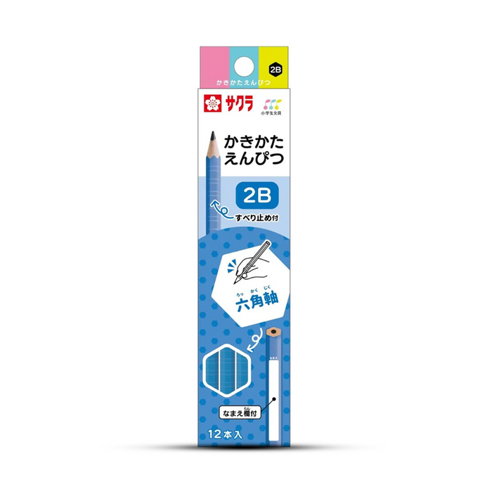 Sakura Kakikata Hexagon Pencil Set