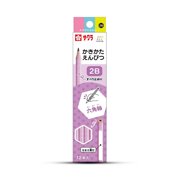 Sakura Kakikata Hexagon Pencil Set