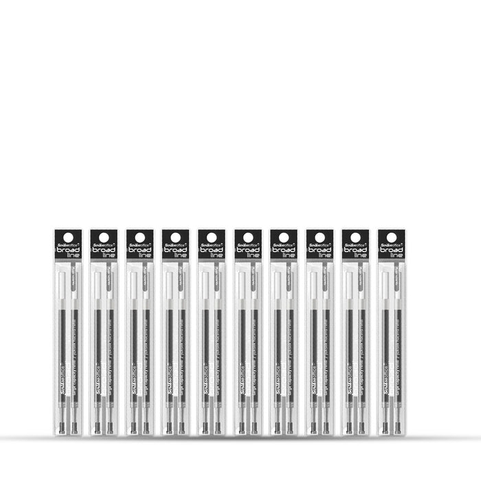 Scrikss Broadline 1.0mm Refill Black Set