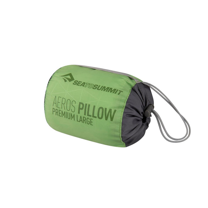 SEA TO SUMMIT AEROS PREMIUM PILLOW LARGE LIME