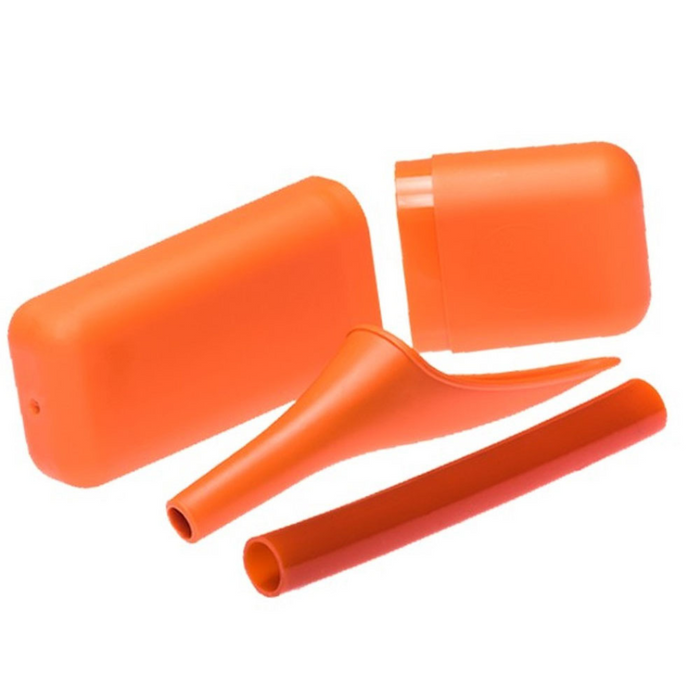 SHEWEE EXTREME FEMALE URINATION DEVICE WITH CASE & TUBE [CLR:ORANGE]