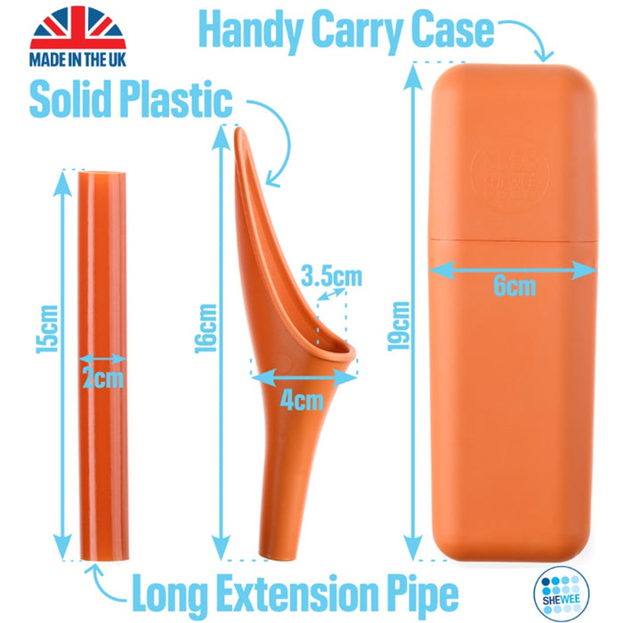 SHEWEE EXTREME FEMALE URINATION DEVICE WITH CASE & TUBE [CLR:LILAC]