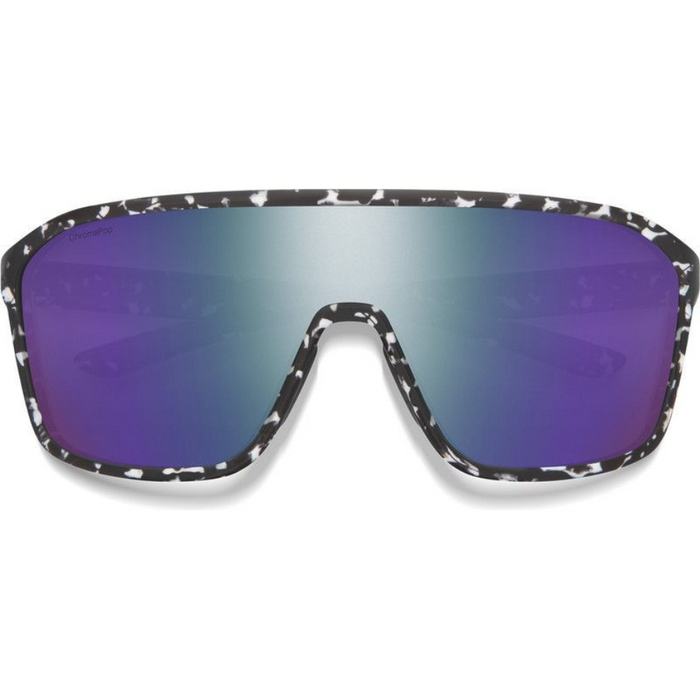 SMITHS OPTICS BOOMTOWN MATTE BLACK MARBLE CHROMAPOP VIOLET MIRROR