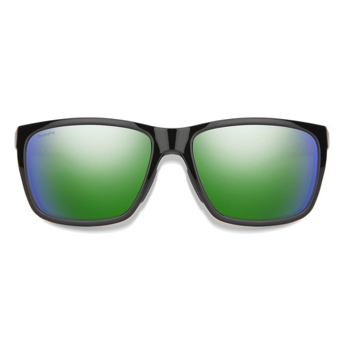 SMITHS OPTICS LONGFIN BLACK CHROMAPOP POLARIZED GREEN MIRROR