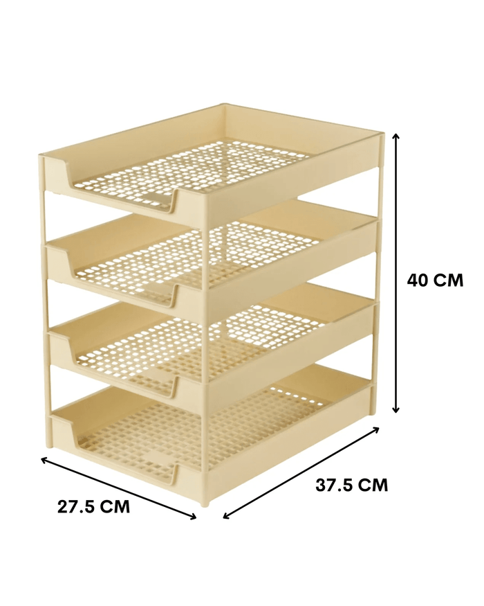 Soni Officemate 4 Tier Tray Desk Organizer
