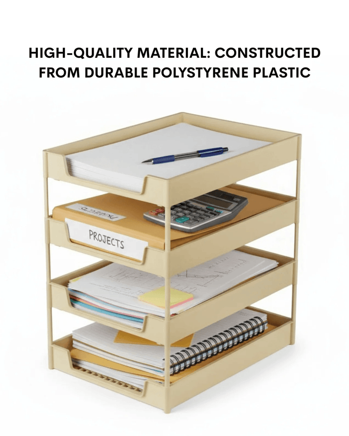 Soni Officemate 4 Tier Tray Desk Organizer
