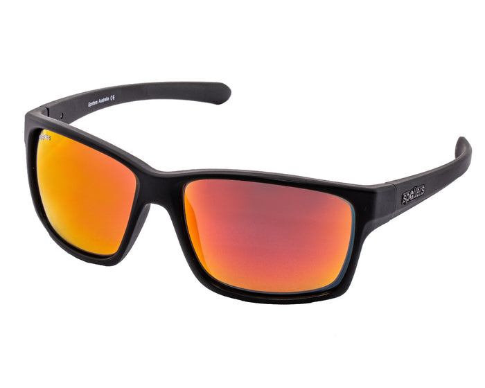 SPOTTERS SUNGLASSES GRIT JNR MATT BLACK [LENS:IGNITE]