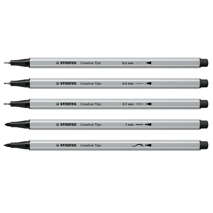 Stabilo Arty Creative Tips Multi Liner Set - SCOOBOO - 89/5 - 1 - 20 - Fineliners