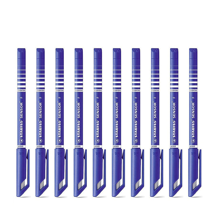 Stabilo Blue Fine Tip Sensor Pen Set
