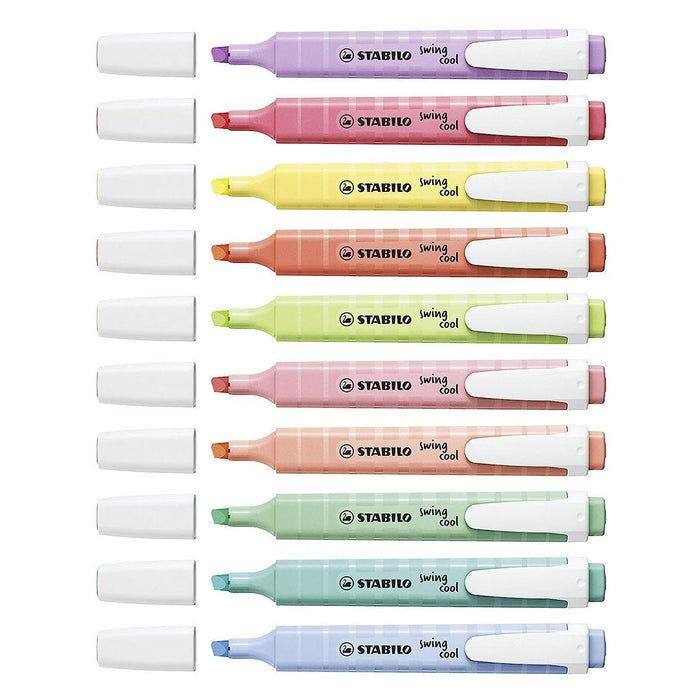 Stabilo | Swing Cool | Pastel | Pack Of 8Pcs - SCOOBOO - 275/8 - 08 - 1 - Highlighter