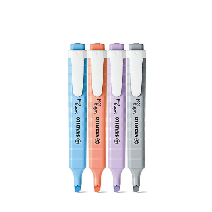 Stabilo Swing Cool Pastel Highlighters- Pack of 4