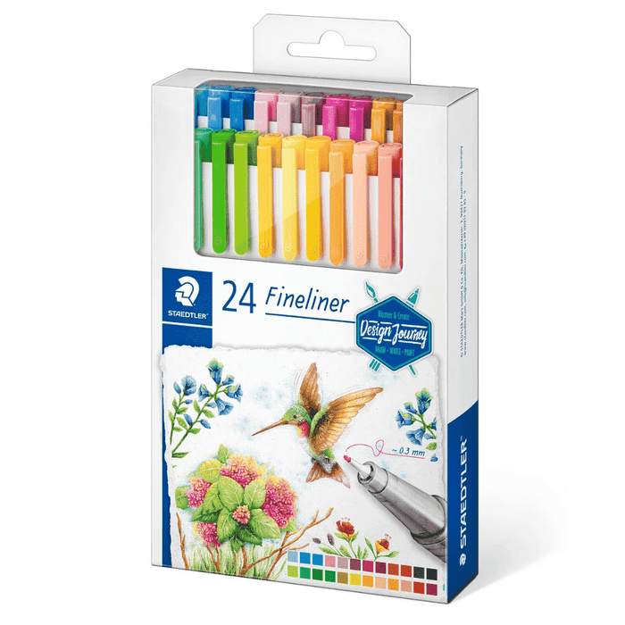 Staedtler Design Journey 24 Fineliners - SCOOBOO - 334 C24-C - Fineliner