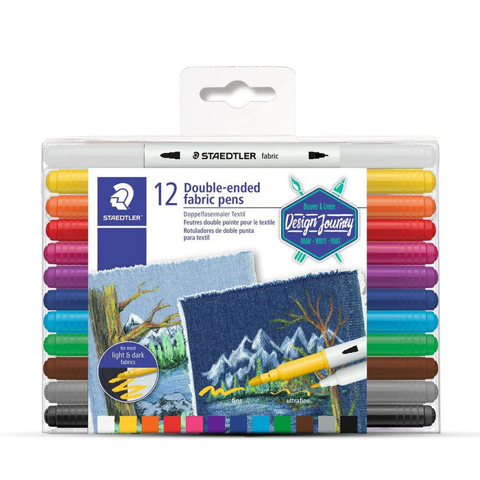 Staedtler Double ended Fabric Pens Set