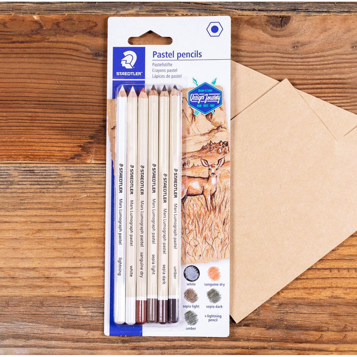 Staedtler Mars Lumograph Pastel Pencils Set