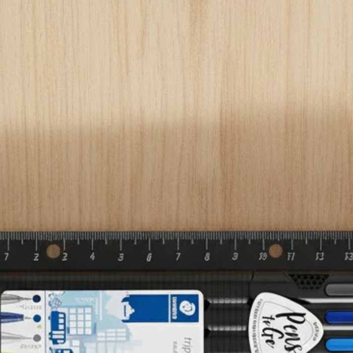 Staedtler Triplus Office set in Black box with a Ruler