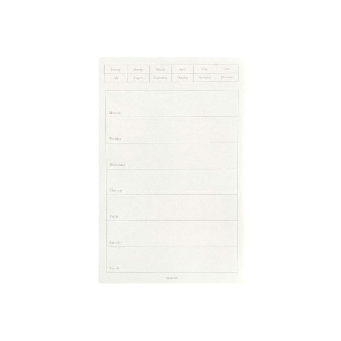 Stalogy Mini Weekly Calendar Stickers - SCOOBOO - A-DO-ST-STA-011 - Stencils & Stickers