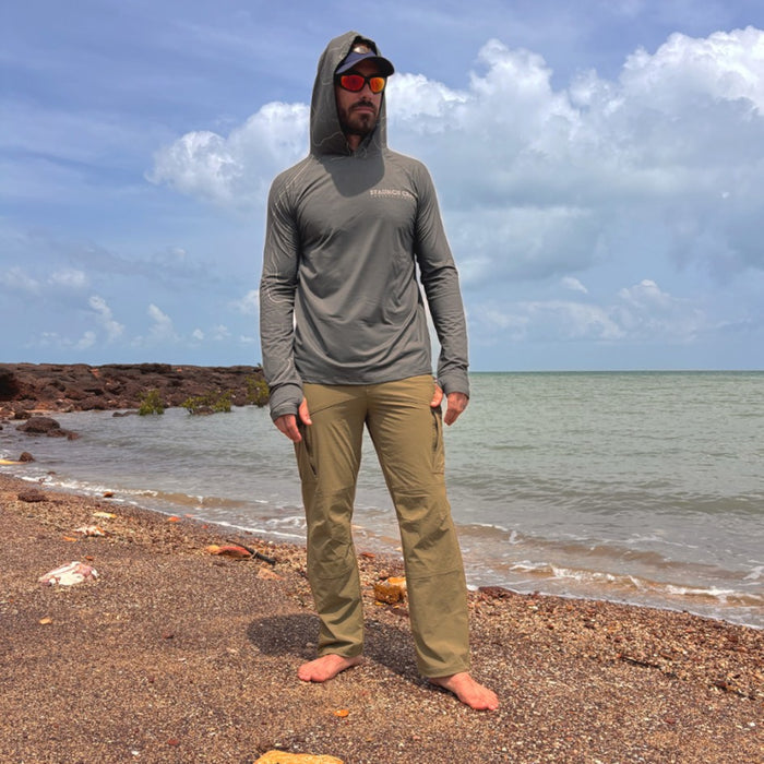 STAUNCH CRAB COAST TO CAMP PANTS KHAKI [SZ:SMALL]