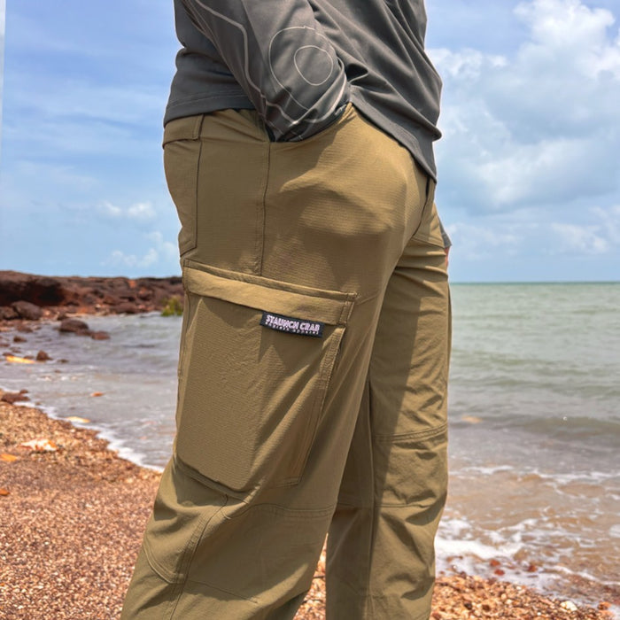 STAUNCH CRAB COAST TO CAMP PANTS KHAKI [SZ:SMALL]