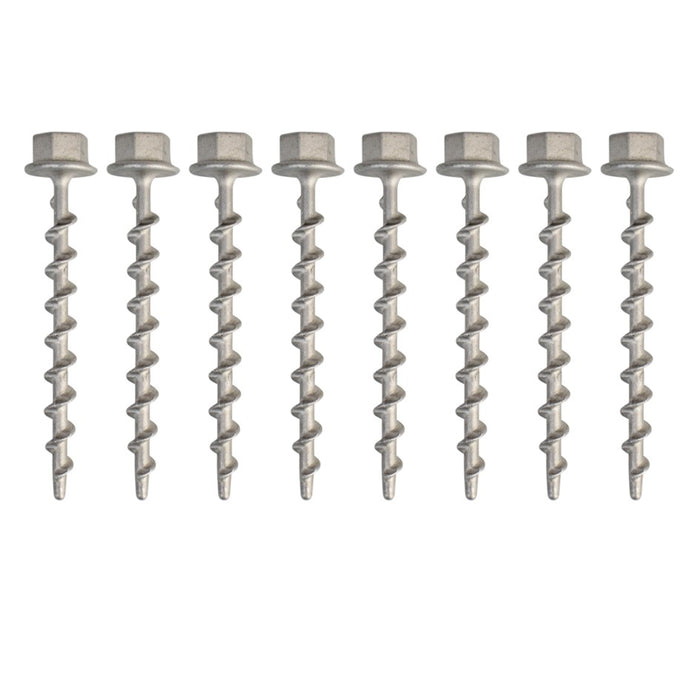 SUPEX SMALL ALLOY SCREW IN PEGS 8 PACK