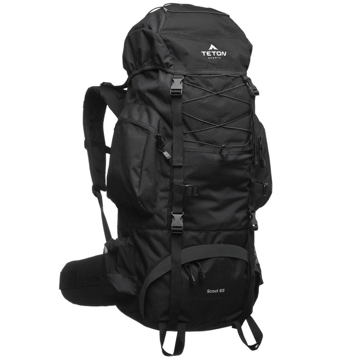 TETON SCOUT 65L BACKPACK BLACK [CLR:BLACK]